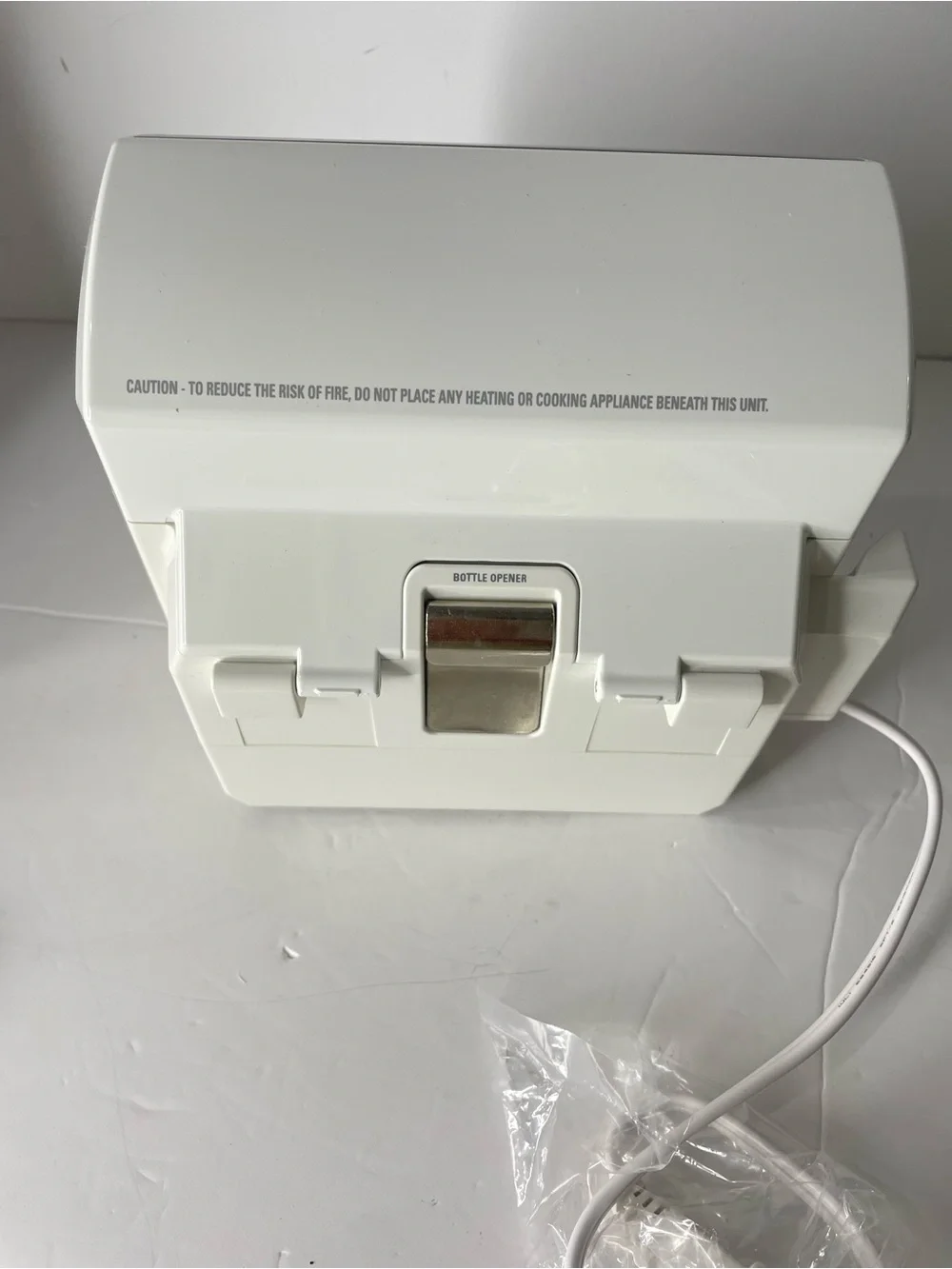 Black & Decker Spacemaker Under The Counter Can Opener NEW White in Box